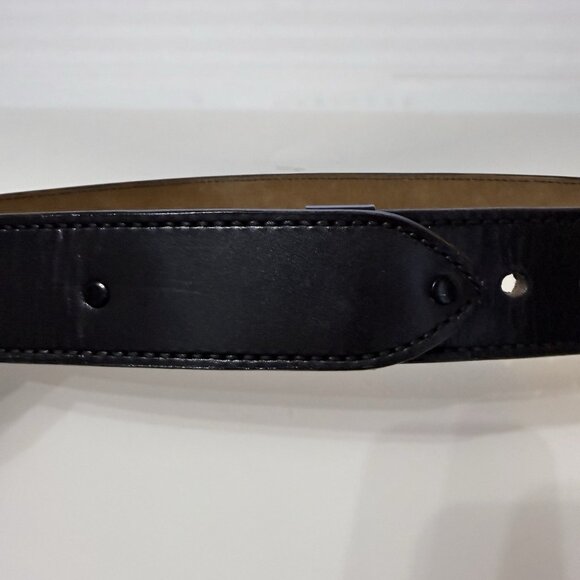 Bianchi B13 1 3/4" W Leather Black Uniform Equipment Trouser Belt Size 38 40 - Picture 6 of 6